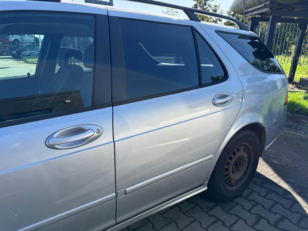 Saab 9-5 original Tür hinten links Silber SportCombi Rohbau BJ07